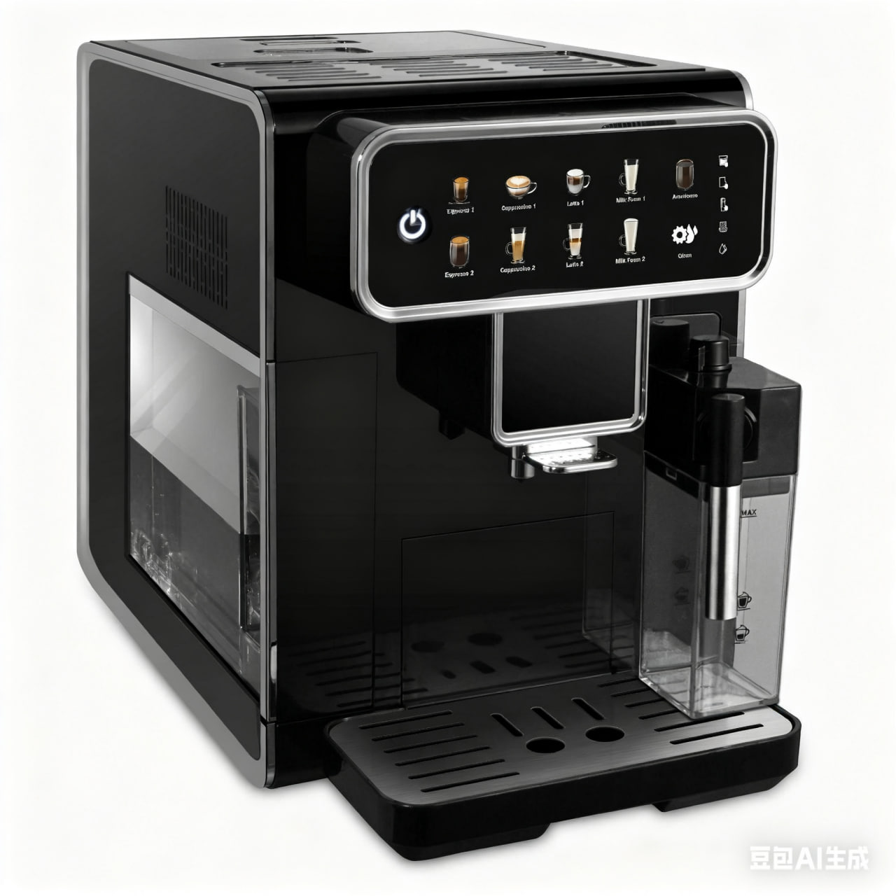 Machine à café entièrement automatique Bean to Cup avec moulin intégré, écran tactile et brassage simple à une touche