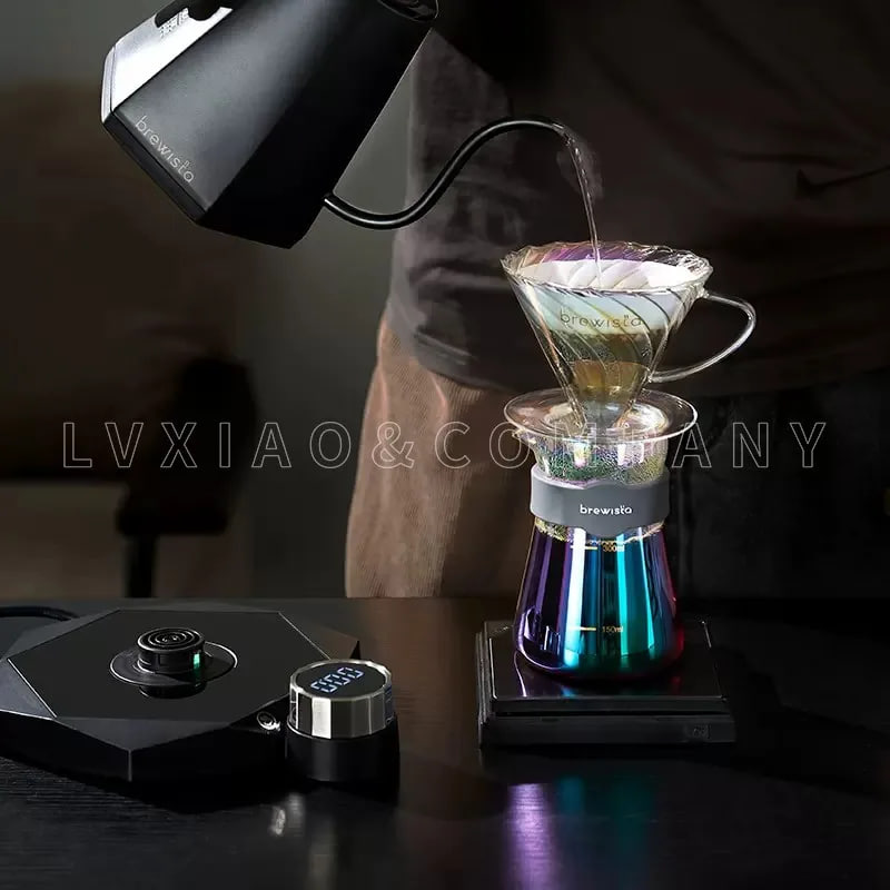 0.8L Brewista Artisan Variable X Série portable Température Numérique Bouilloire 220V smart Gooseneck Bouilloire verser sur la main brew pot