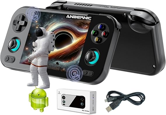 Retro Game Console Android 13 System Unisoc T820 RG 476H Handheld Game 4.7-inch LTPS Multi-Touch Screen Online Fighting Joystick Supports Output WiFi